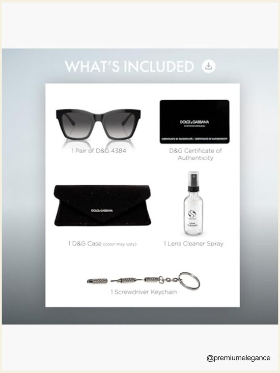 Square Acetate Sunglasses with Luxury Eyewear Kit main image 4